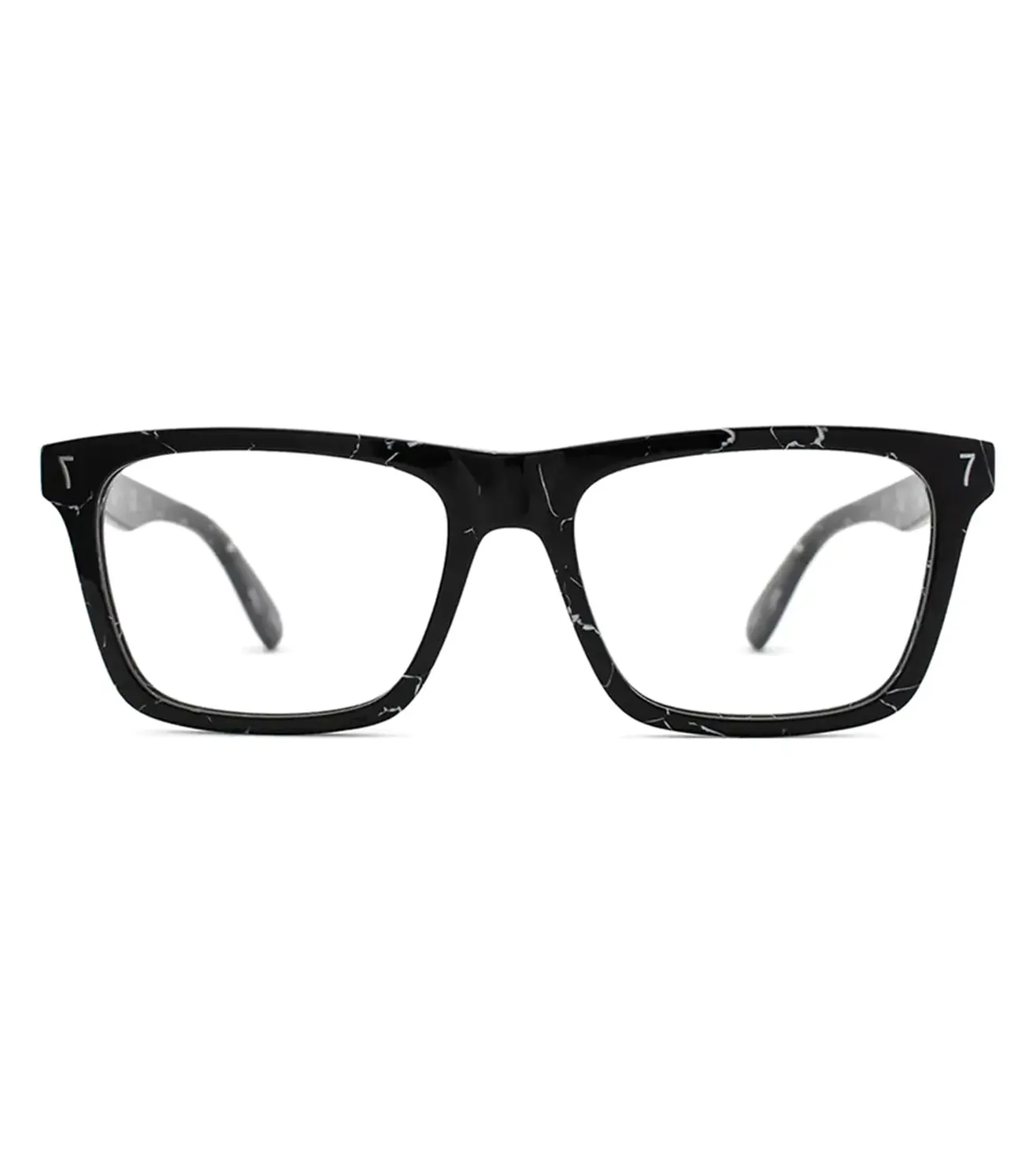 CR7 Unisex Black Square Optical Frame