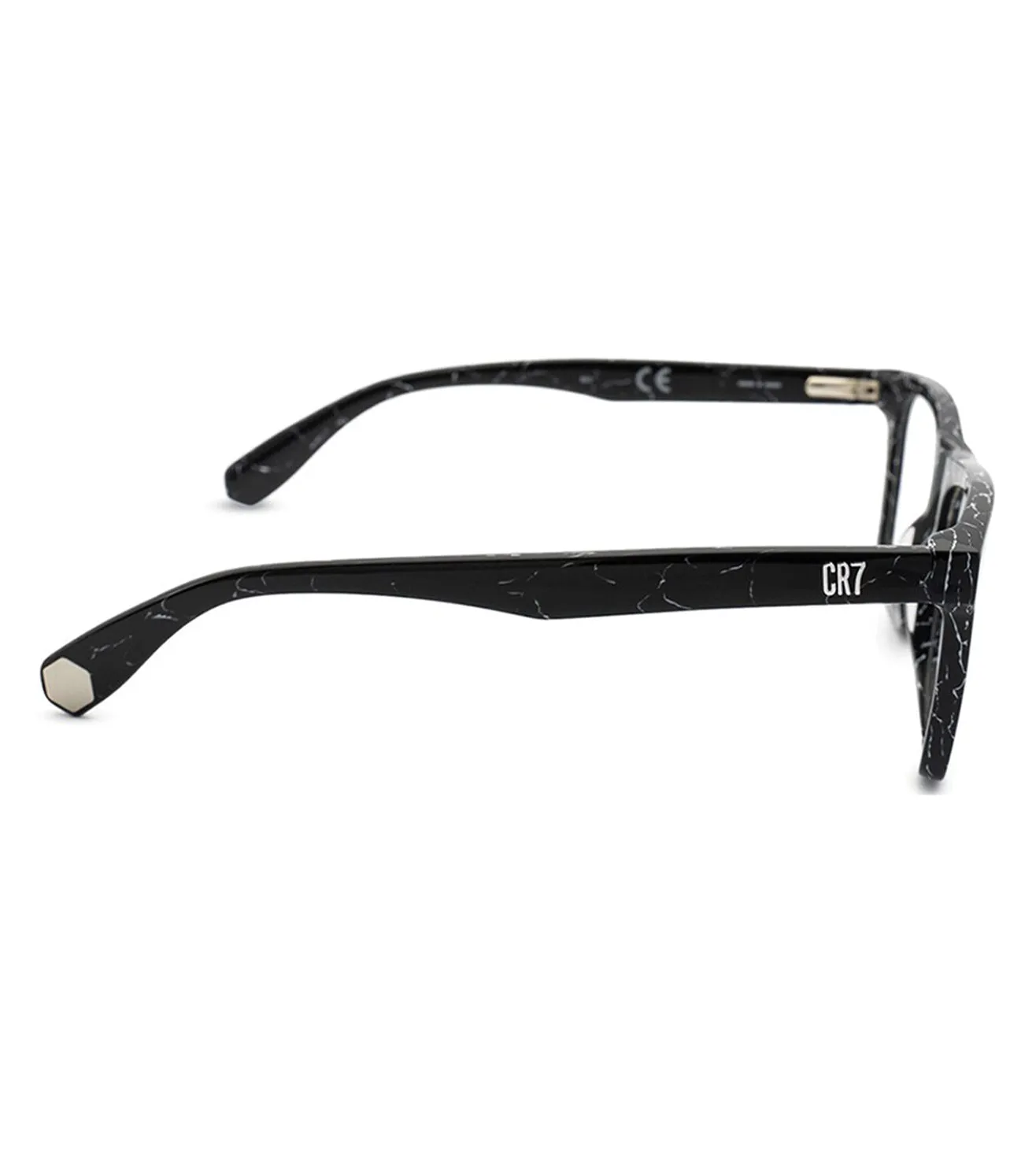 CR7 Unisex Black Square Optical Frame