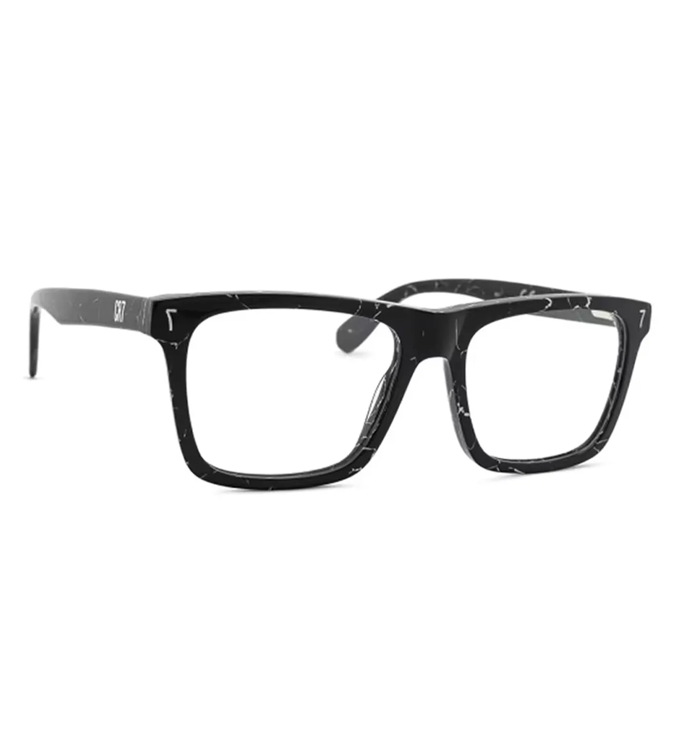 CR7 Unisex Black Square Optical Frame