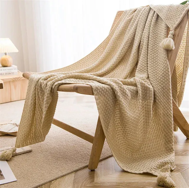 Cream Hygge Nordic Blanket