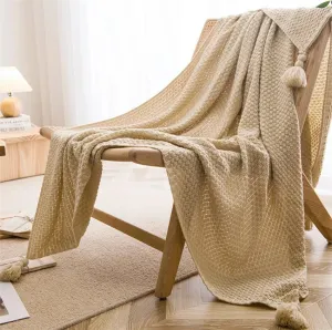 Cream Hygge Nordic Blanket