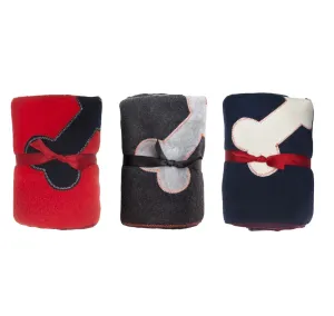 Creature Clothes Fleece Pet Blankets Bones