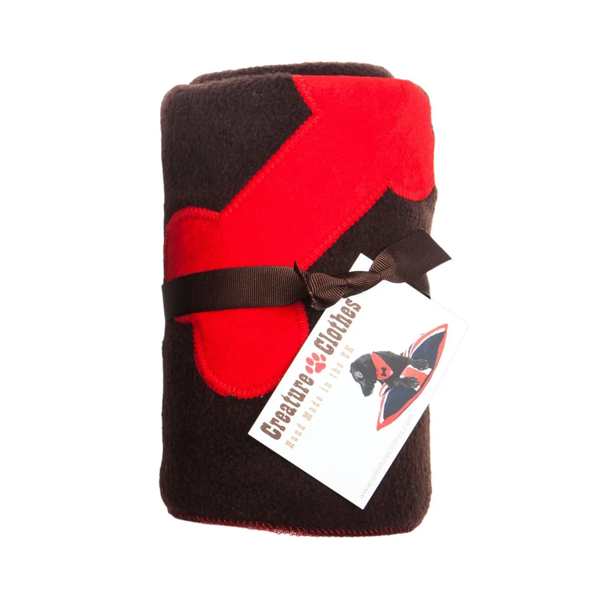 Creature Clothes Fleece Pet Blankets Bones