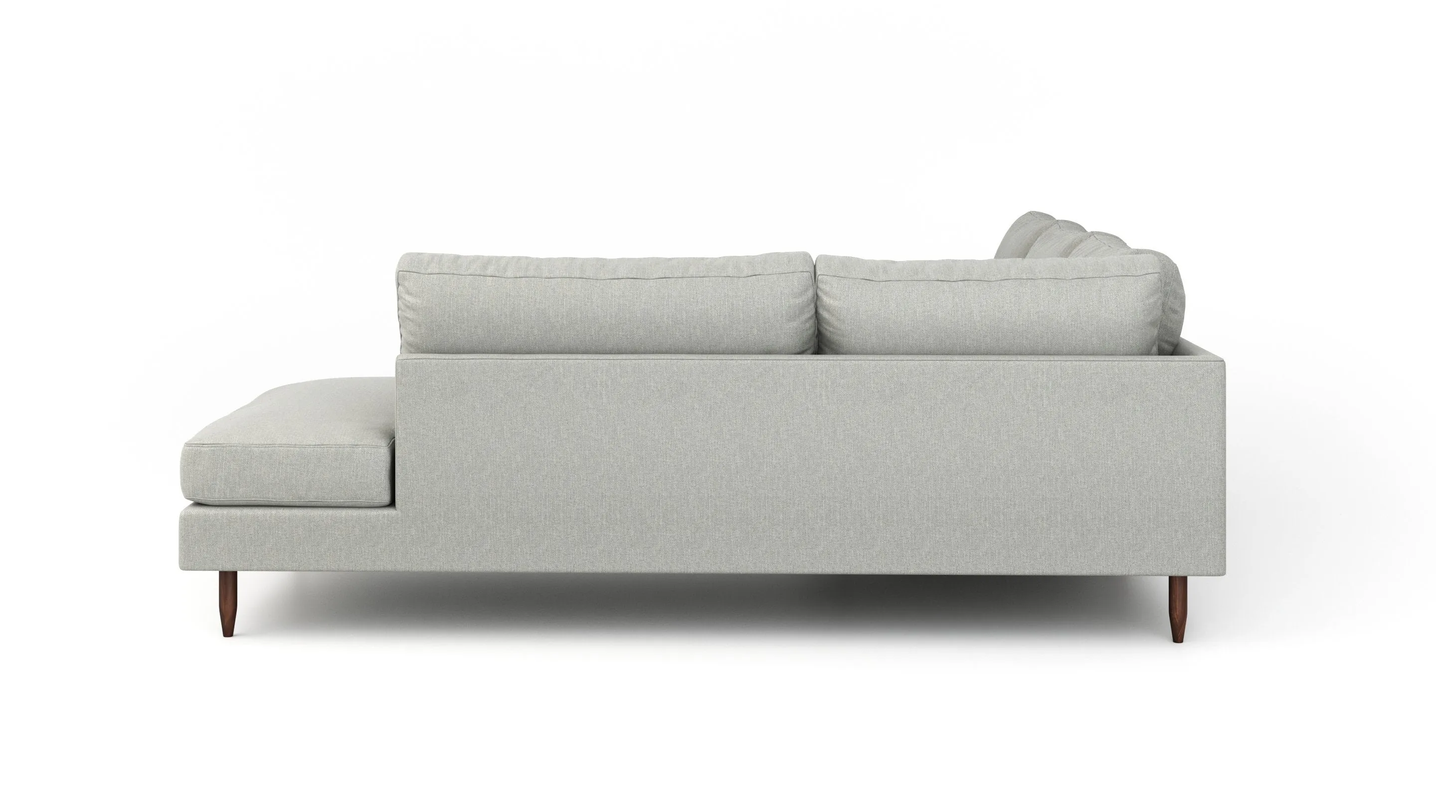 Crowd Pleaser Sectional With Bumper