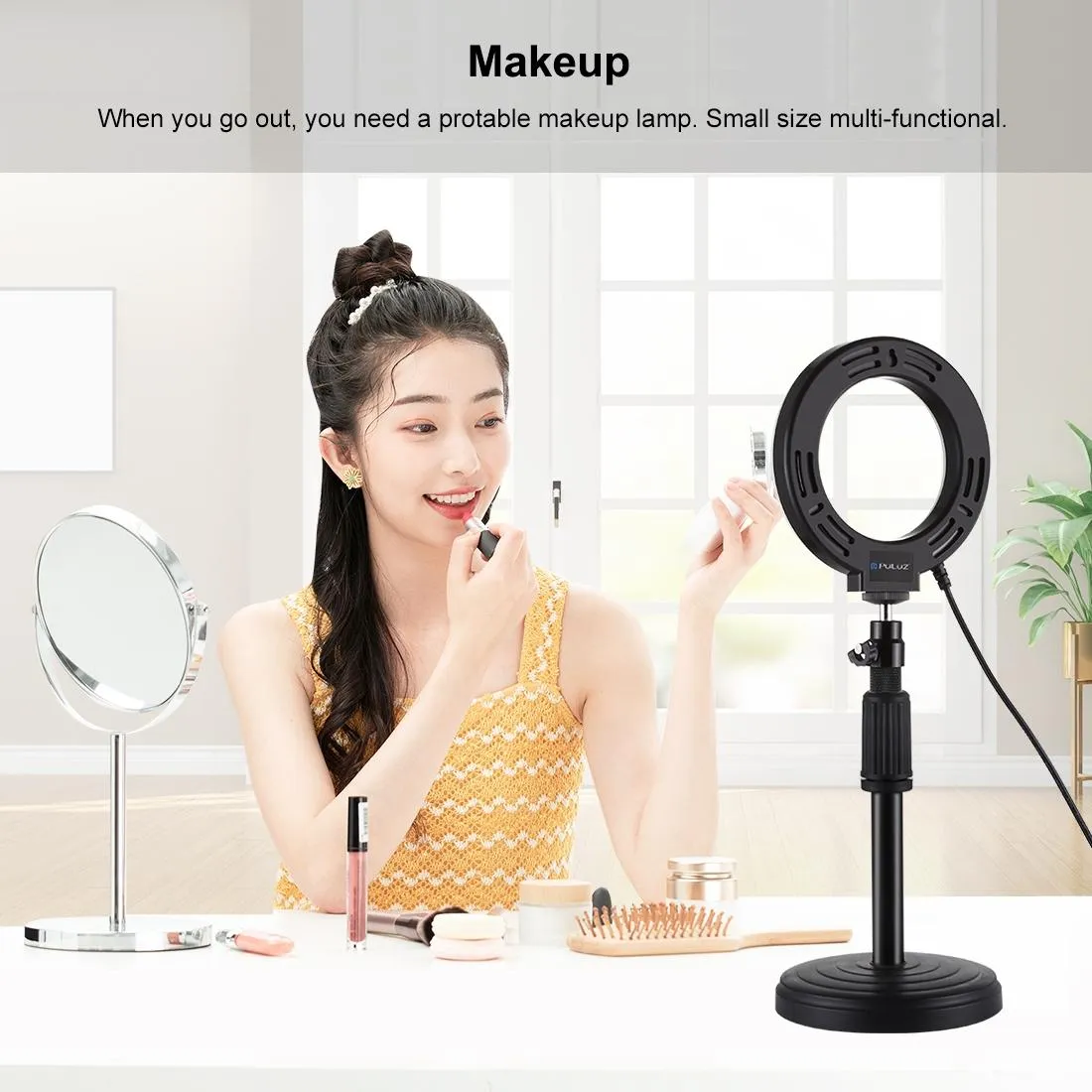 Curved Usb Led Ring Light for Selfie Beauty and Vlogging