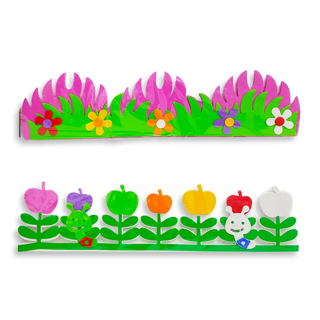 Decorative Border Craft Eva Flowers