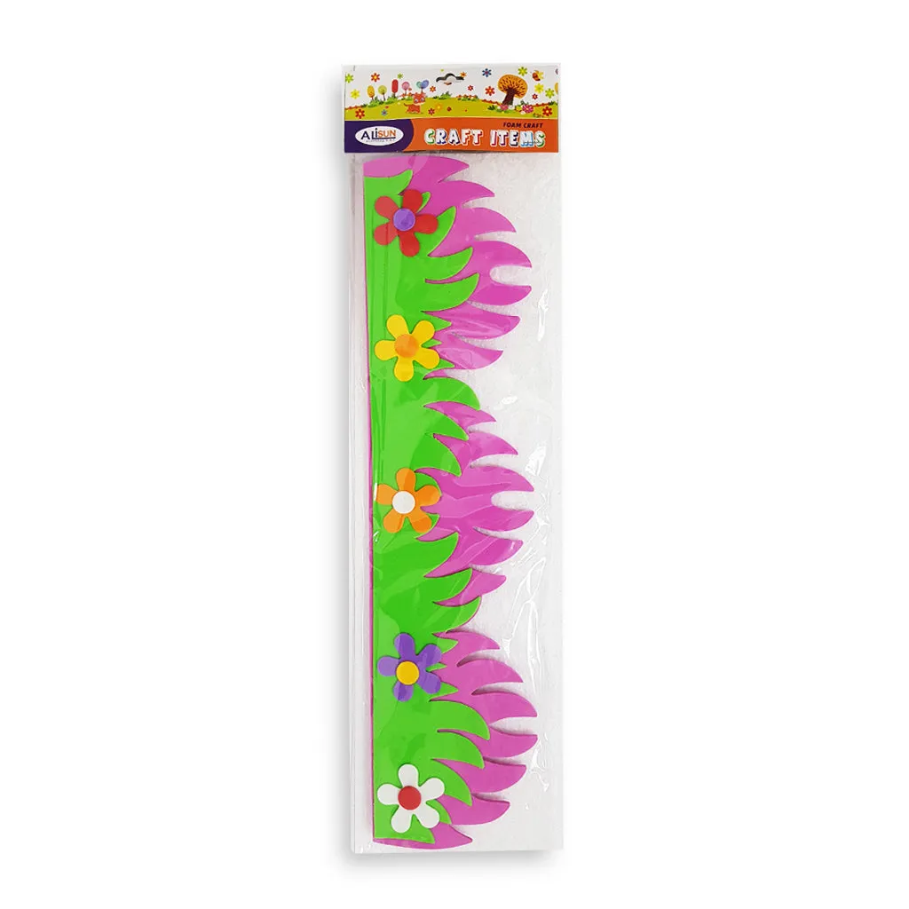 Decorative Border Craft Eva Flowers