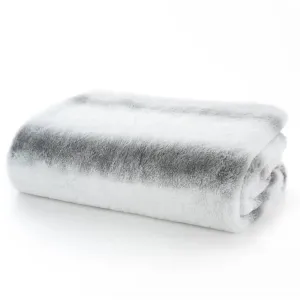Deyongs 150cm Silver Sherbrooke Supersoft Faux Fur Throw