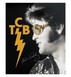 Elvis Shades TCB Throw