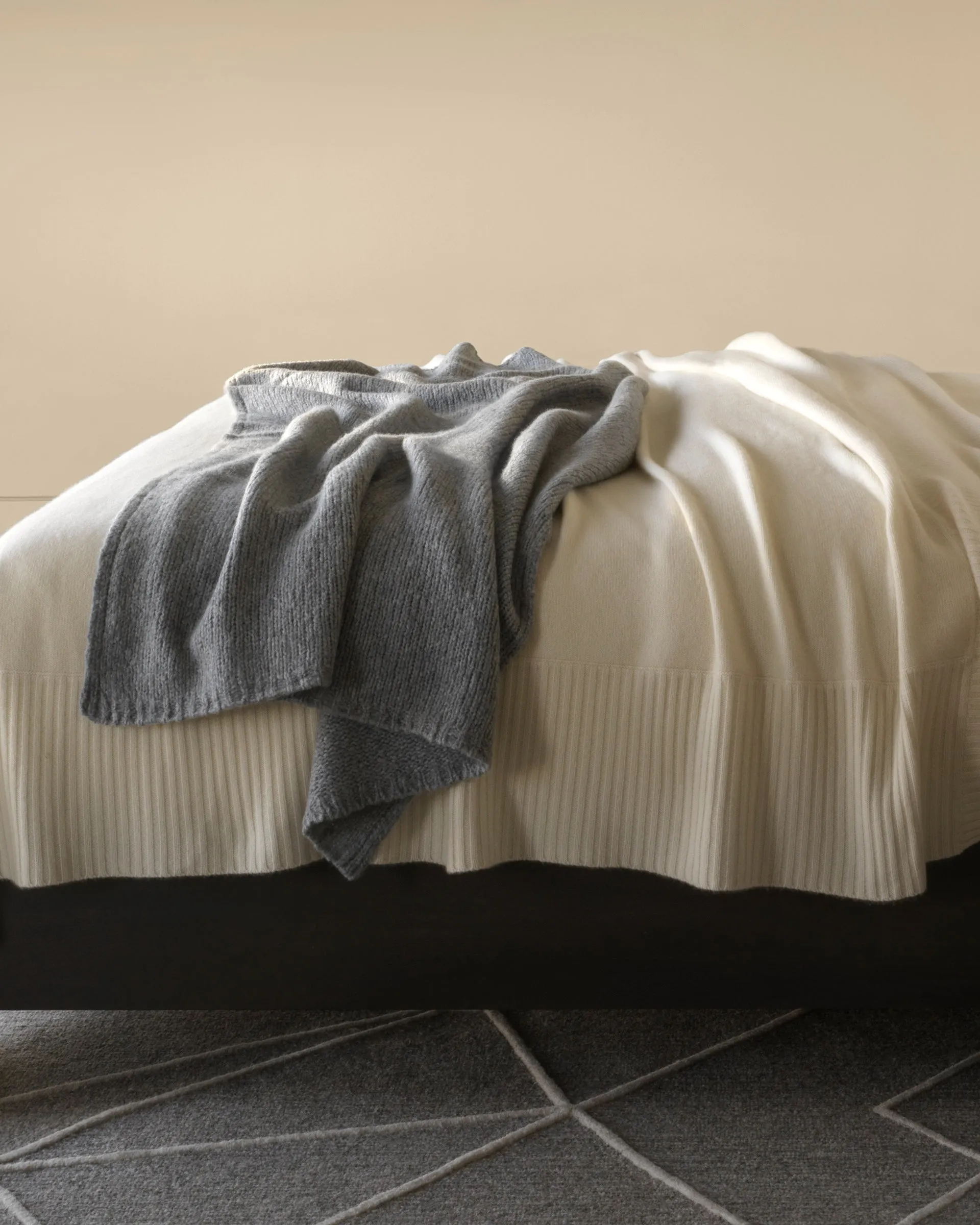 Emil Boucle Knit Throw