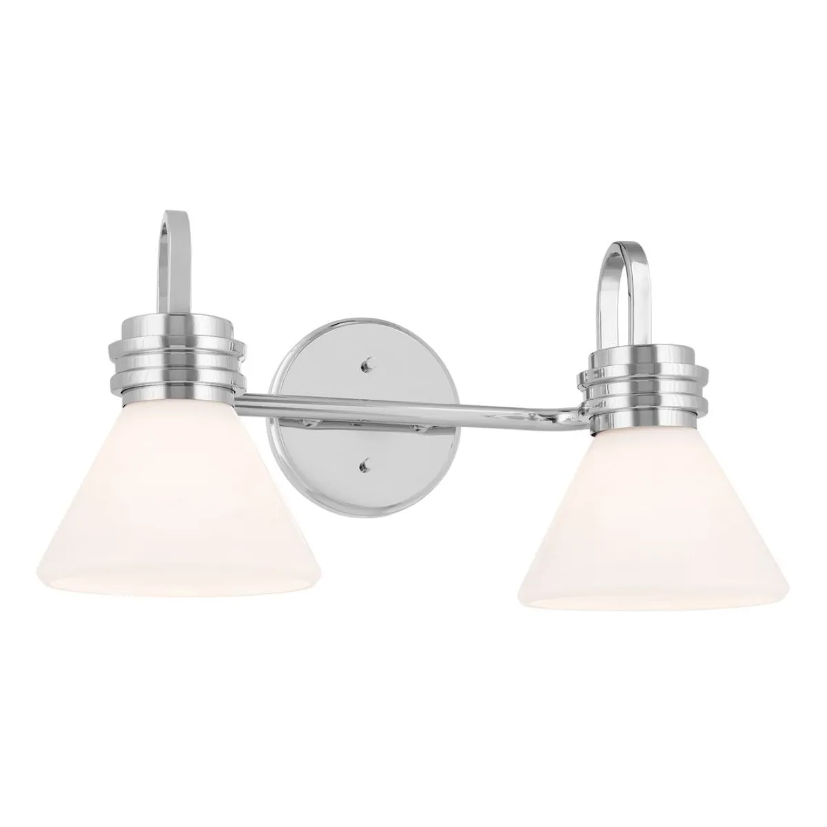Farum 19 in. 2 Lights Vanity Light Chrome Finish