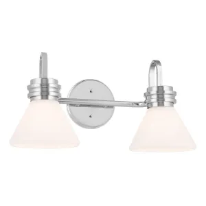 Farum 19 in. 2 Lights Vanity Light Chrome Finish