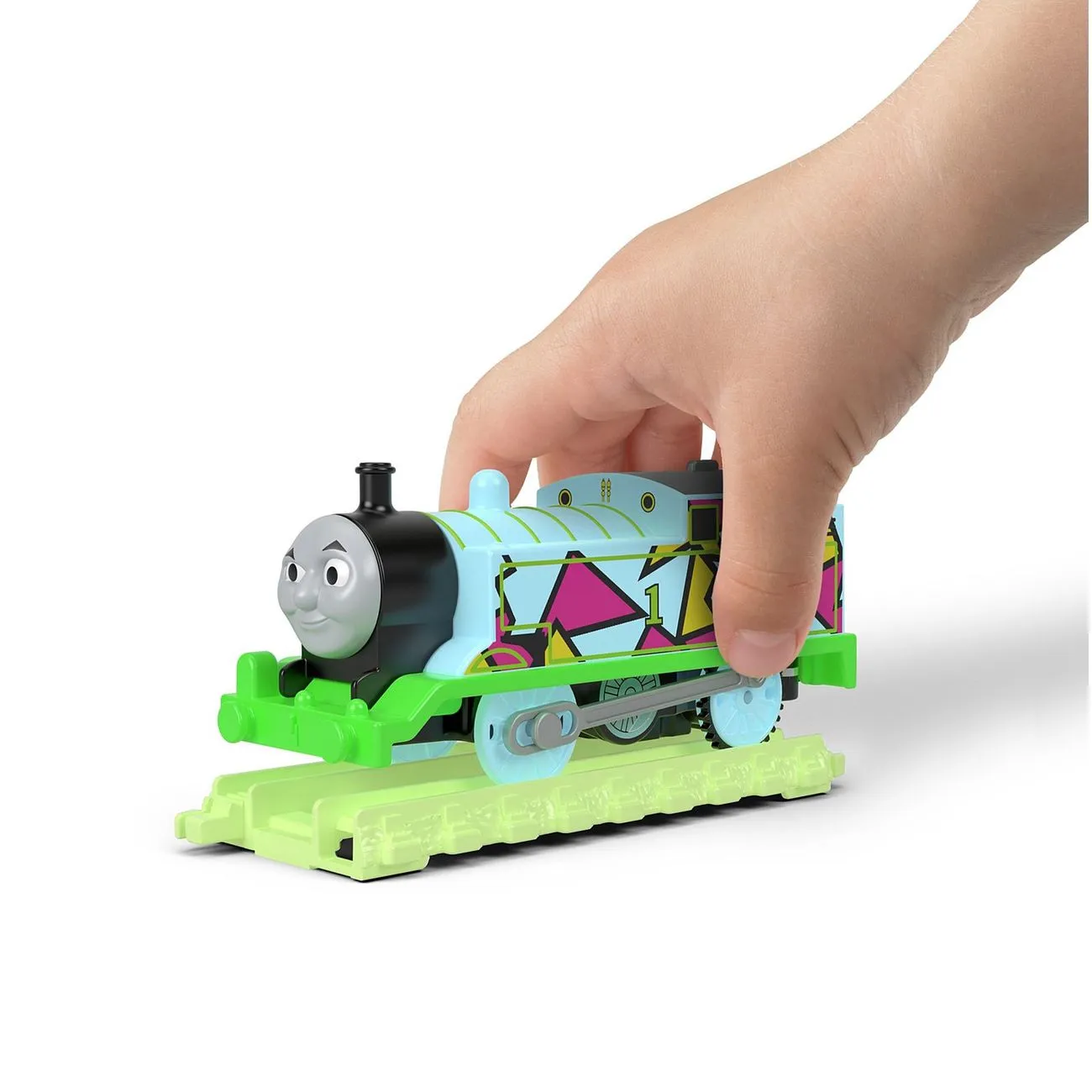 Fisher-Price Thomas & Friends Trackmaster Motorized Engine Hyper Glow Thomas