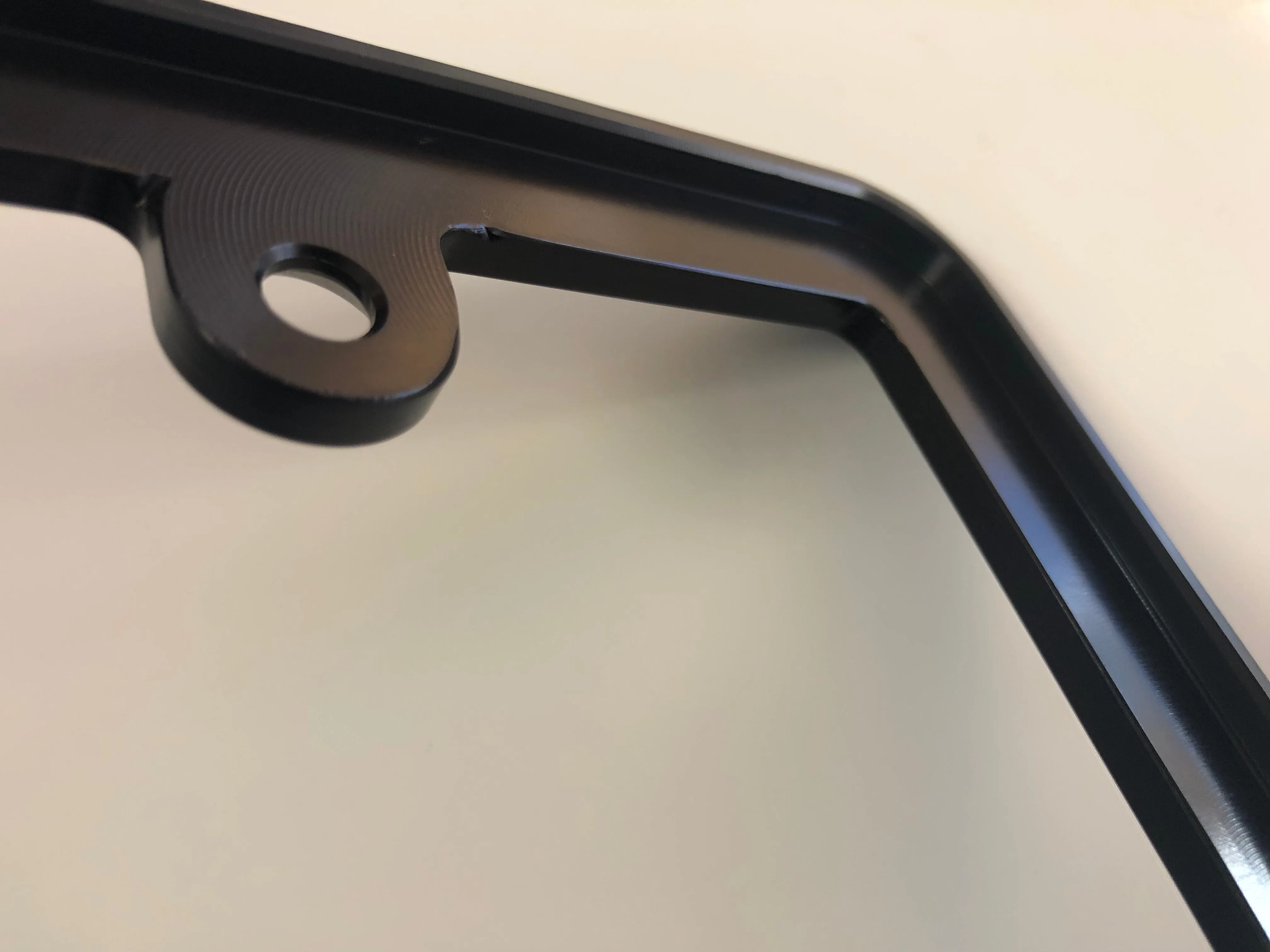 Flame Design Aluminum License Plate Frame
