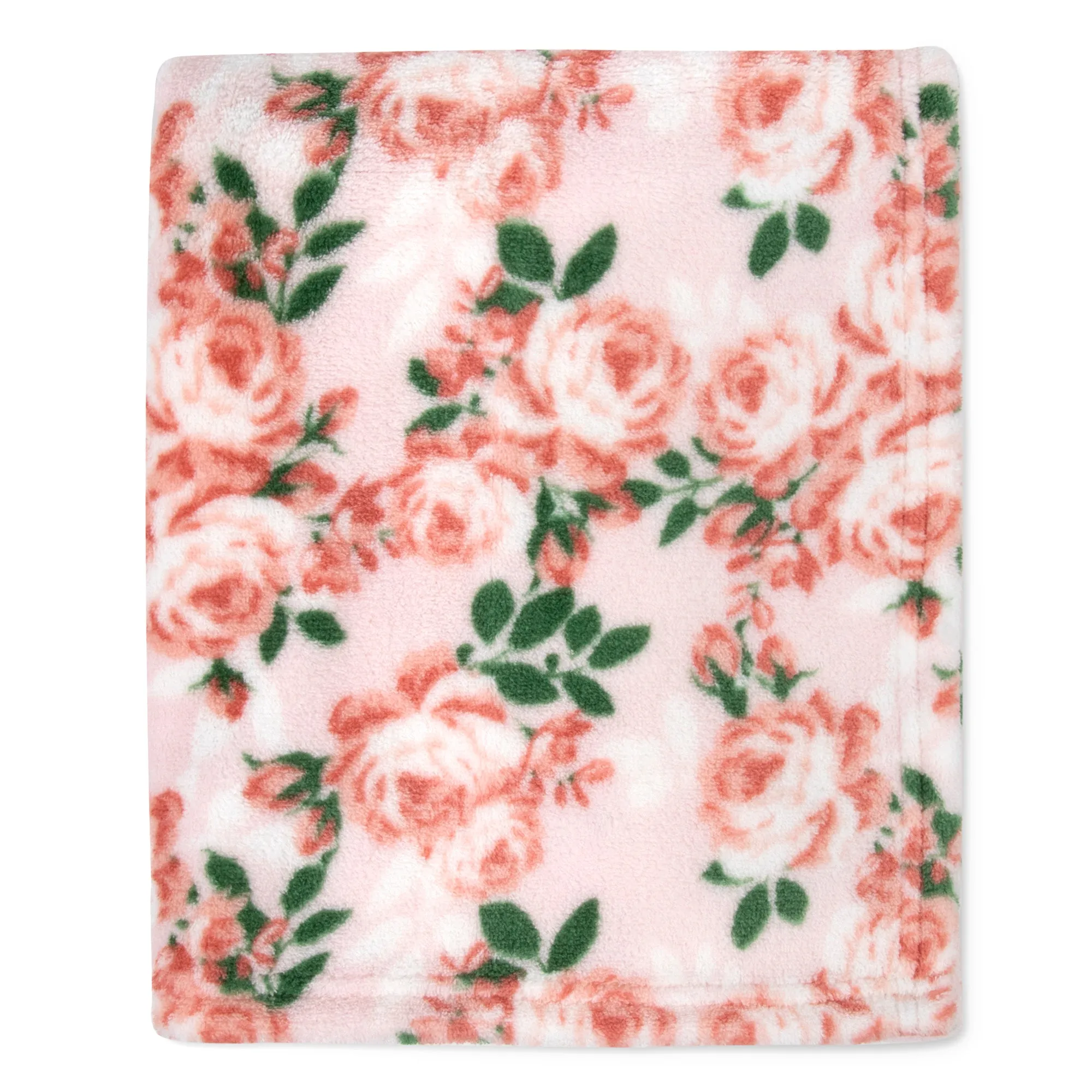Floral Printed Blankets 36" x 30" - 2 Pack