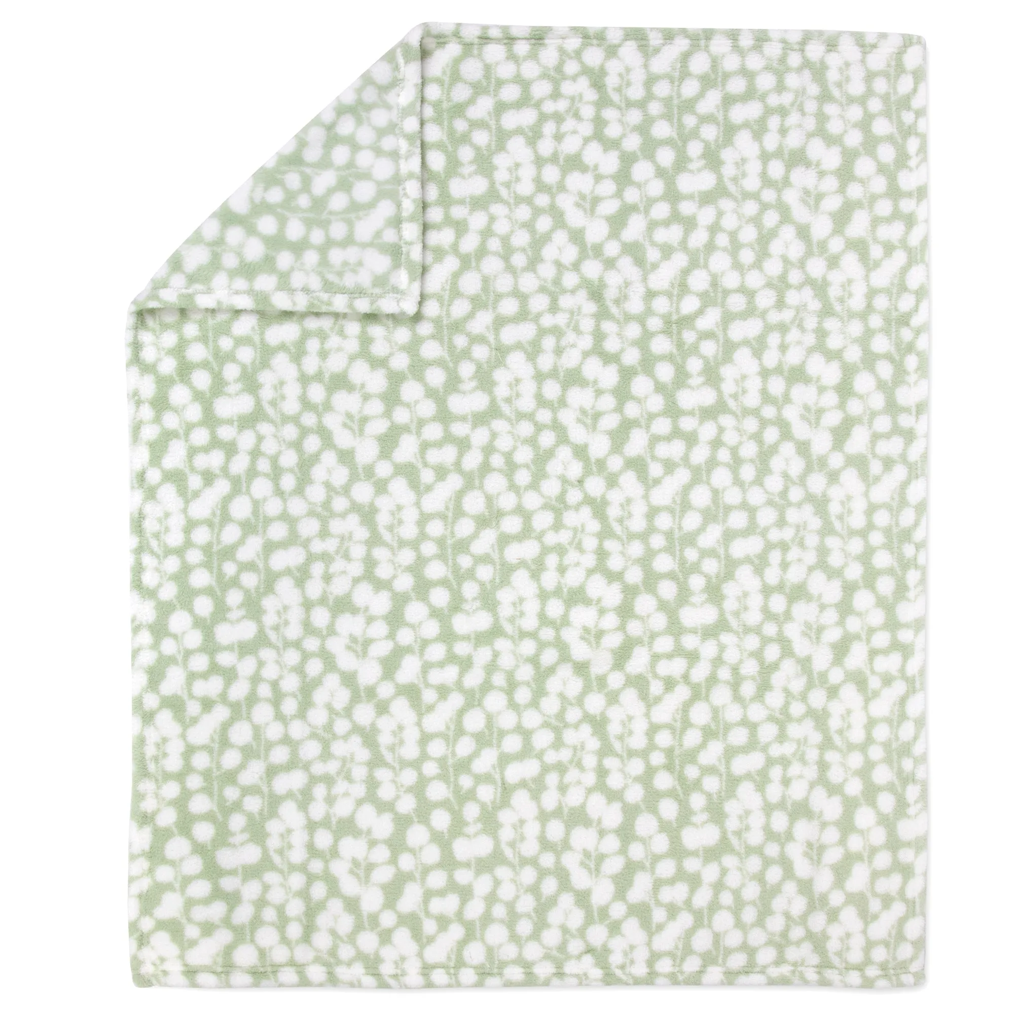Floral Printed Blankets 36" x 30" - 2 Pack