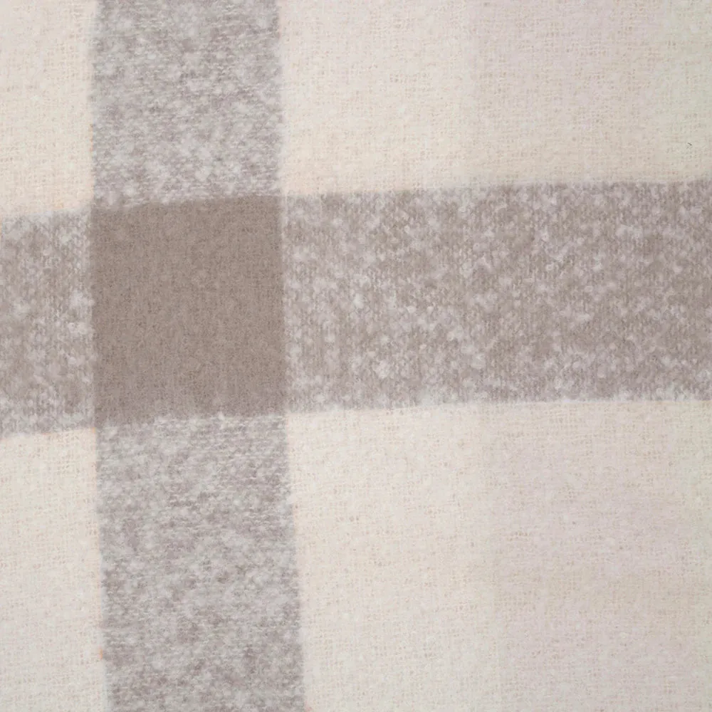 Frankie Pebble Check Throw Rug by Bambury