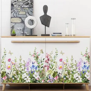 Garden Flowers Peel and Stick Wall Decals