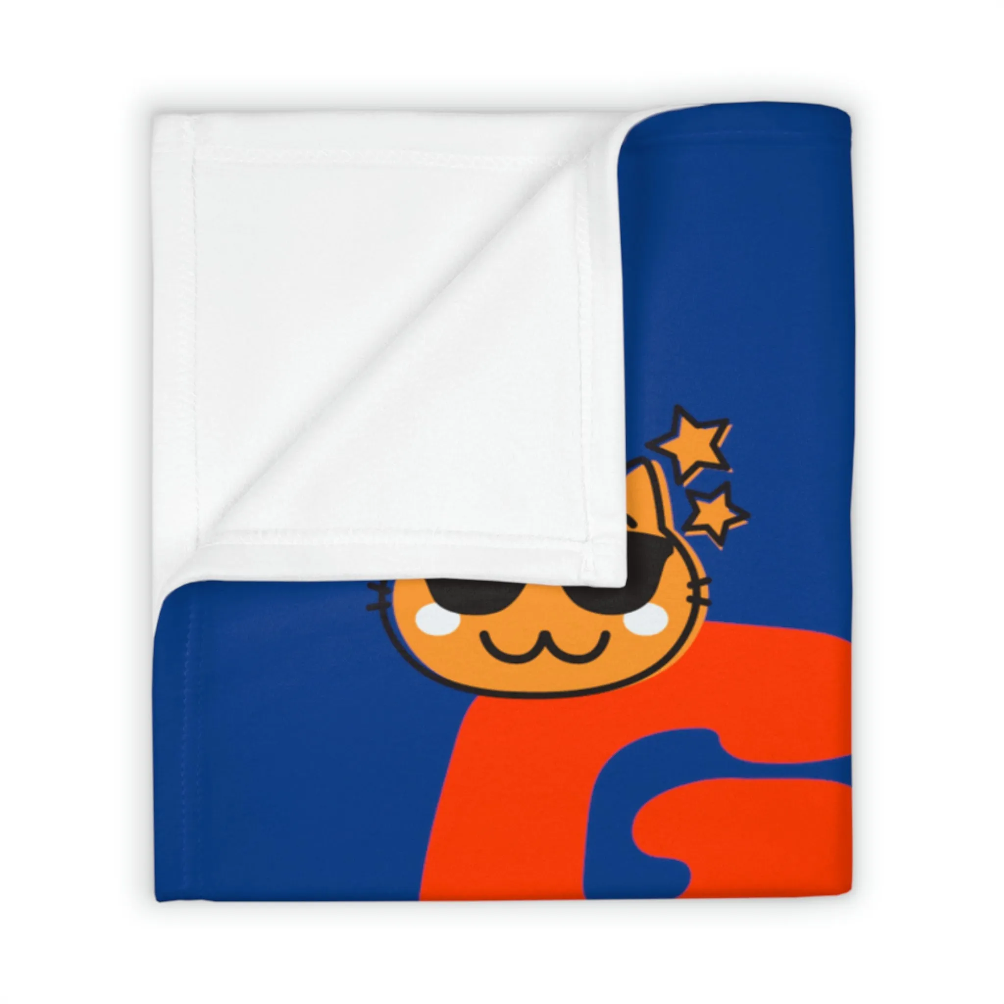 Good Vibes Only Cat POD Throw Blanket