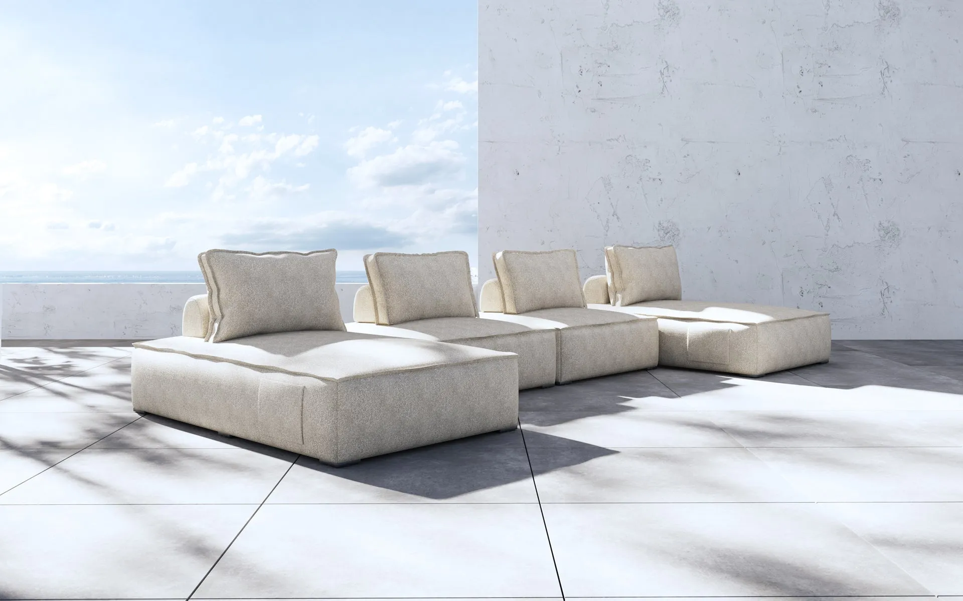 Hampton Outdoor Modular Sofa 05