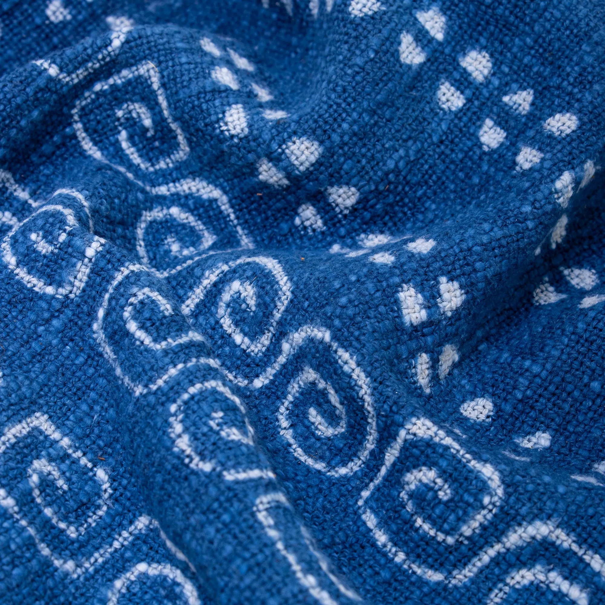 Hand Block Geometrical Print Cotton Throws for Sofas and Couch Decor