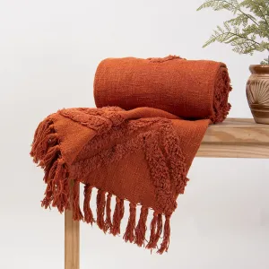 Handmade Tufted Cotton Throws For Sofas