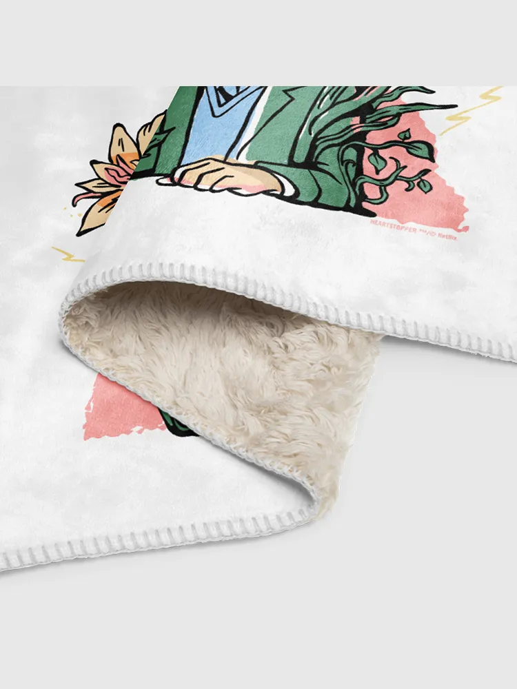 Heartstopper Love Story Sherpa Blanket
