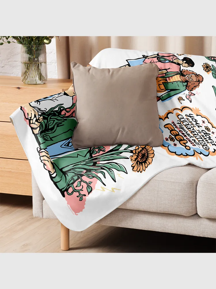 Heartstopper Love Story Sherpa Blanket