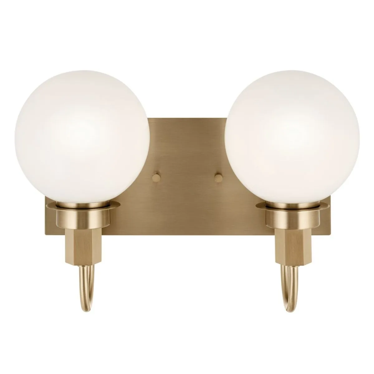 Hex 14 in. 2 Lights Vanity Light Champagne Bronze Finish