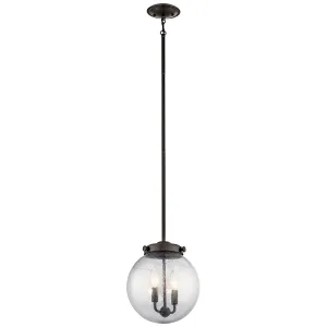 Holbrook 10 in. 2 Lights Pendant Light Bronze Finish
