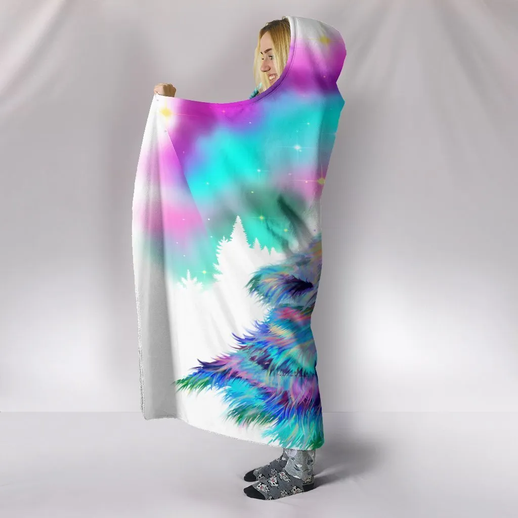 Howling Wolf Hooded Blanket