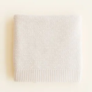 Hvid Dora Blanket - Cream