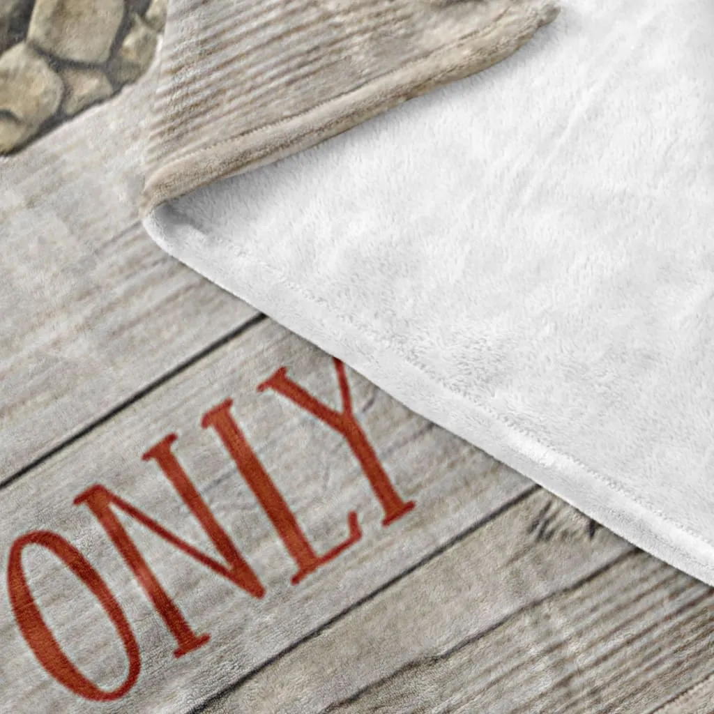 I Can Only Imagine Song Lyrics Fleece Blanket - Christian Blanket - Bible Verse Blanket