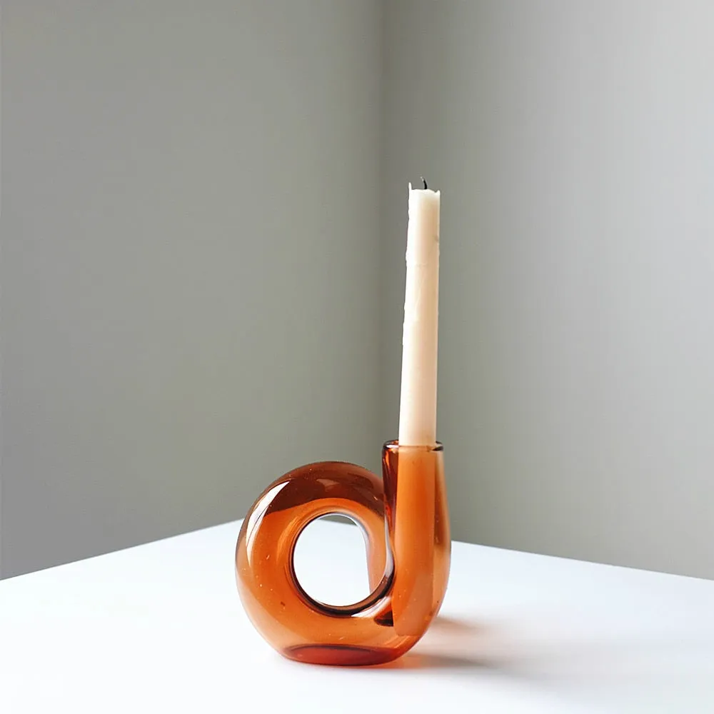 In the Loop Hydroponic Vase & Candle Holder