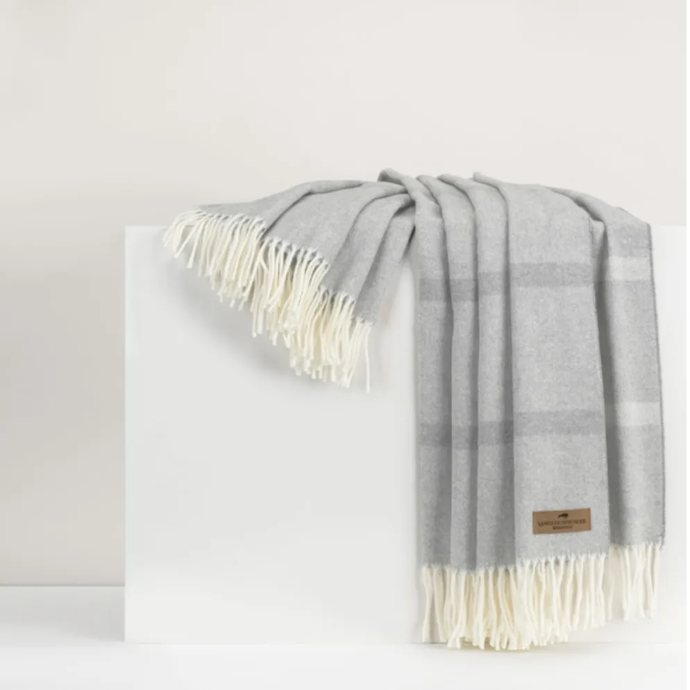 Italian Herringbone Throw, Striped