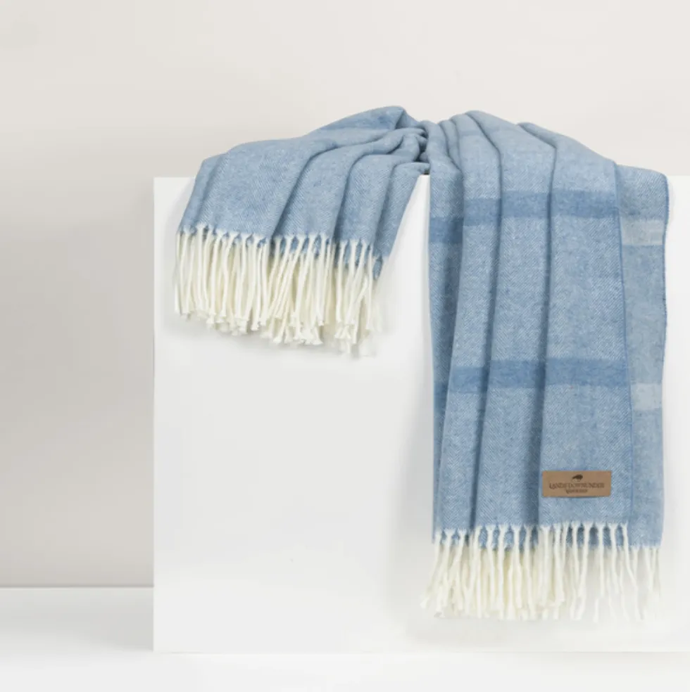 Italian Herringbone Throw, Striped