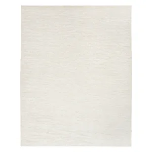 Ivory Essentials Contemporary Wool Luxcelle Blend Rug
