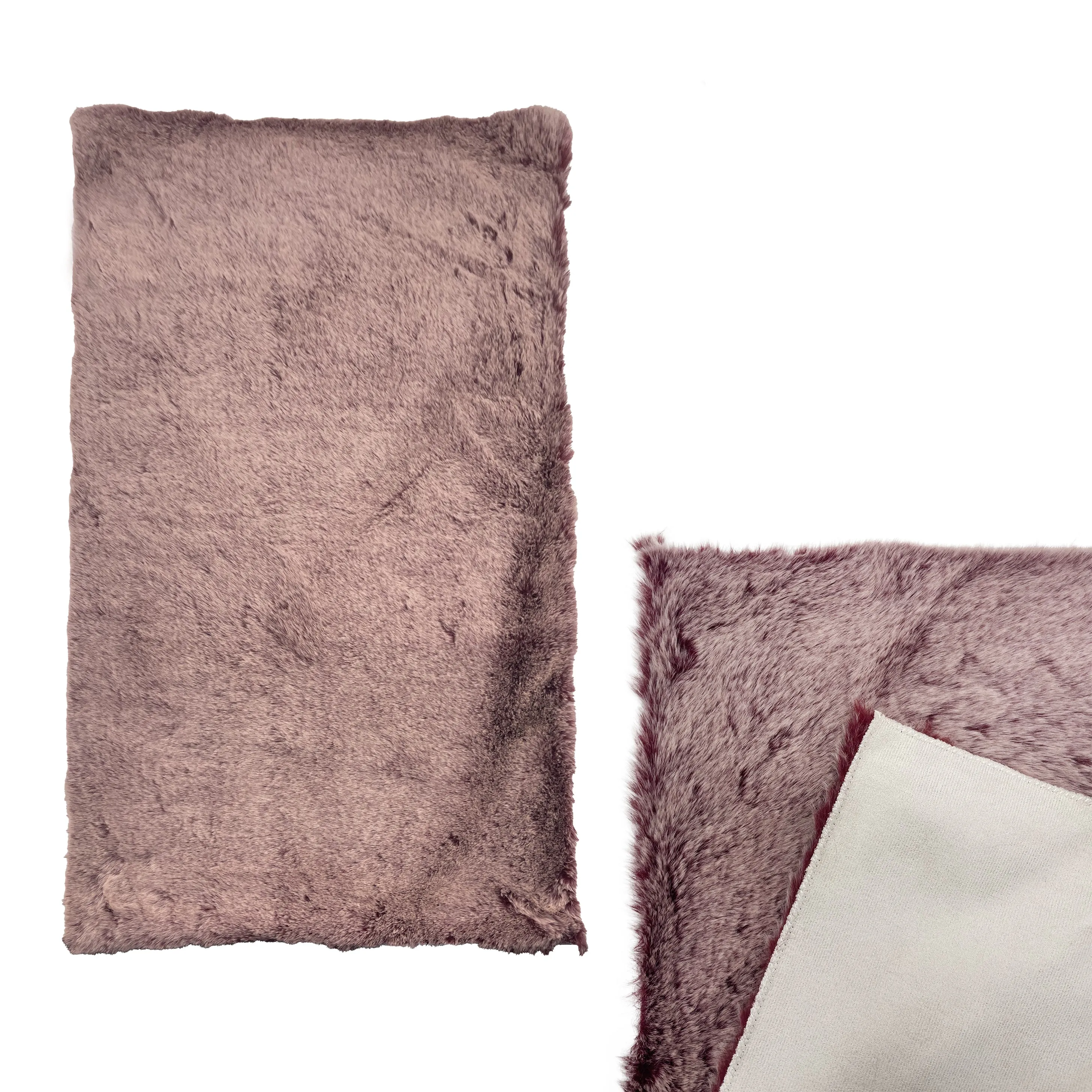 JB Home Matching Cushion & Rug Fur