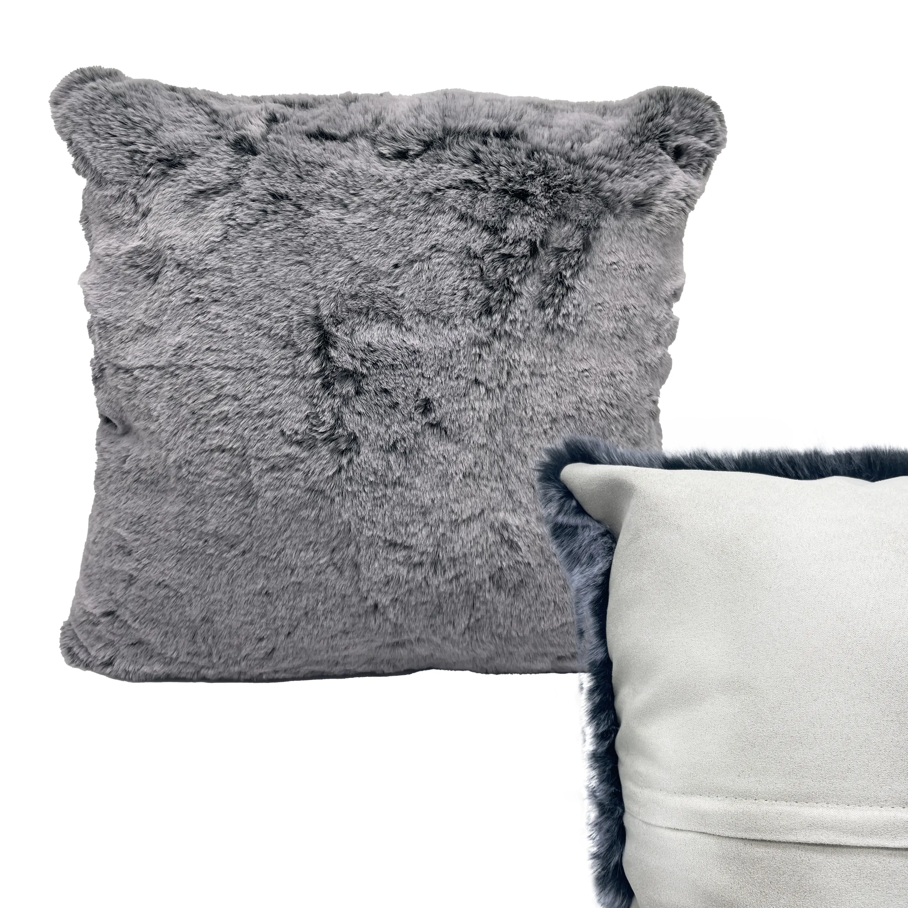 JB Home Matching Cushion & Rug Fur