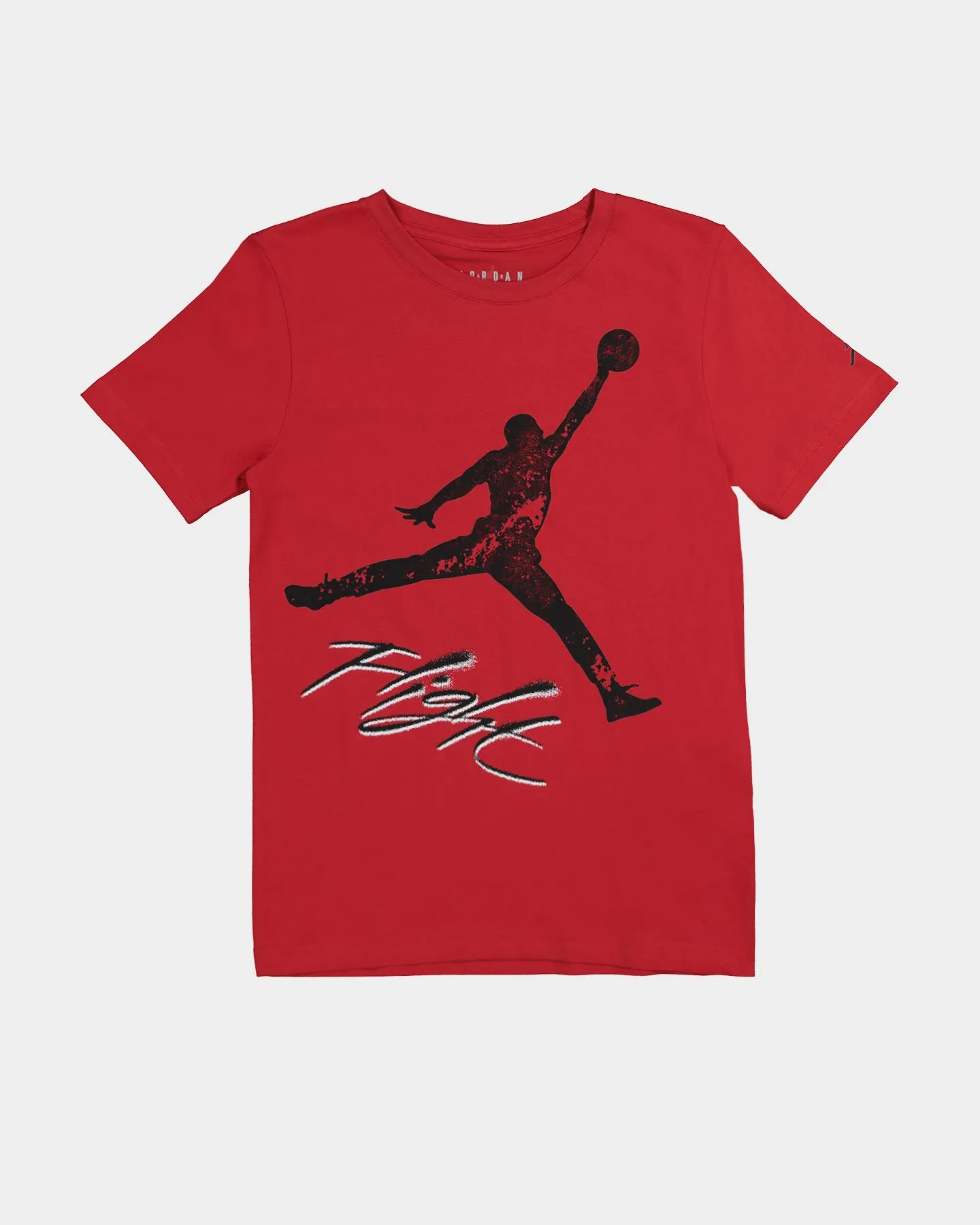 Jordan Kids' Jumpman Flight Throw T-Shirt Fire Red