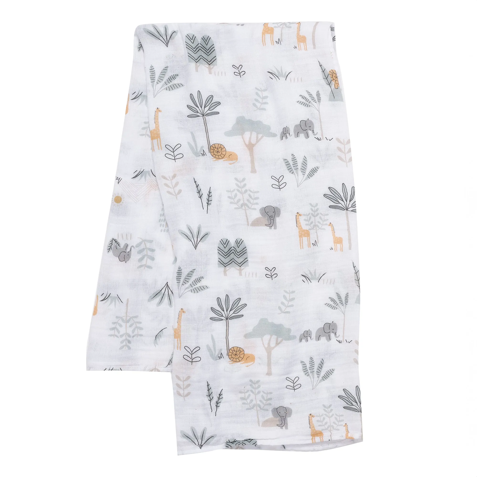 Jungle Adventure Cotton Muslin Swaddle Blankets