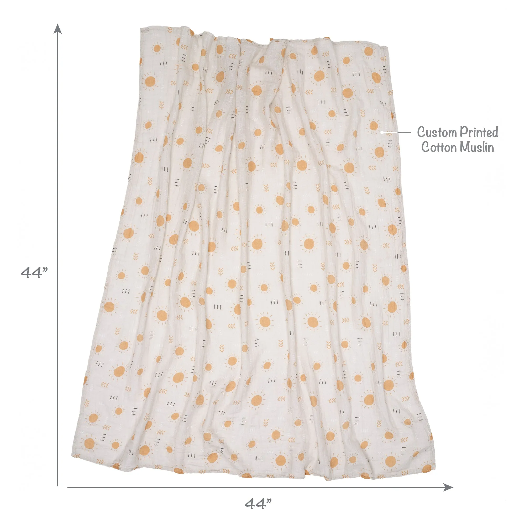 Jungle Adventure Cotton Muslin Swaddle Blankets