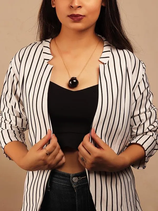Kalash Terracotta Necklace Black