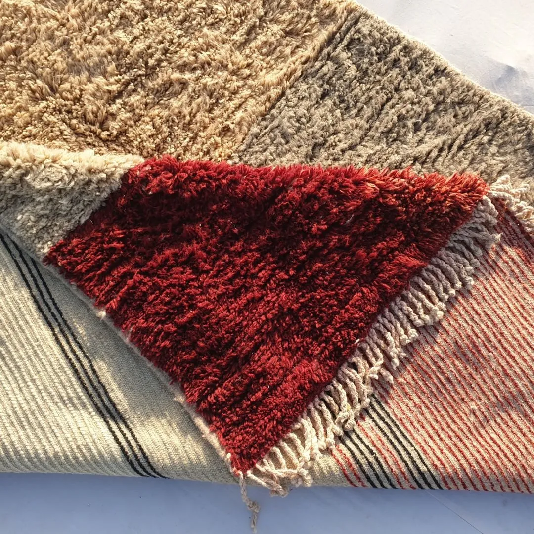 KIMMA | Luxurious Beni Mrirt Authentic Moroccan Rug 6x9 (Super Soft Super Thick) | 6'56x9'25 Ft | 200x282 cm