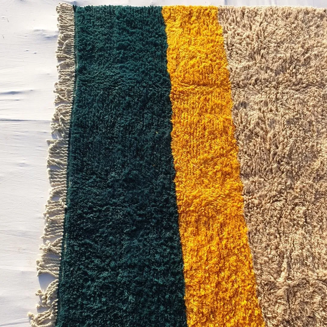 KIMMA | Luxurious Beni Mrirt Authentic Moroccan Rug 6x9 (Super Soft Super Thick) | 6'56x9'25 Ft | 200x282 cm