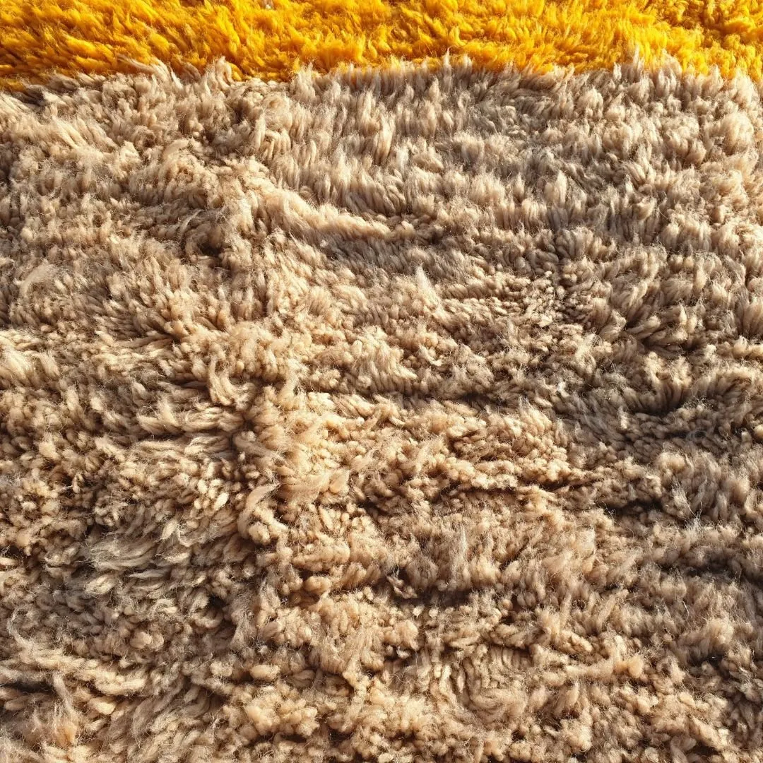KIMMA | Luxurious Beni Mrirt Authentic Moroccan Rug 6x9 (Super Soft Super Thick) | 6'56x9'25 Ft | 200x282 cm