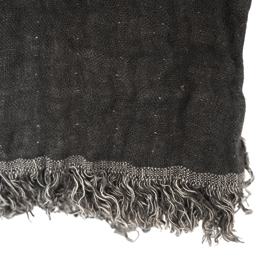 Linen Bedspread | Natural/Black | 135x200cm