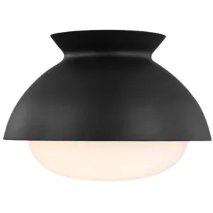 Lucerne 9 in. Flush Mount Light Black Finish