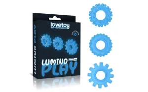 Lumino Play Penis Rings 3 Pc