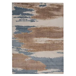 Multicolored Modern Cotton Blend Rug - 9'1" x 12'3"